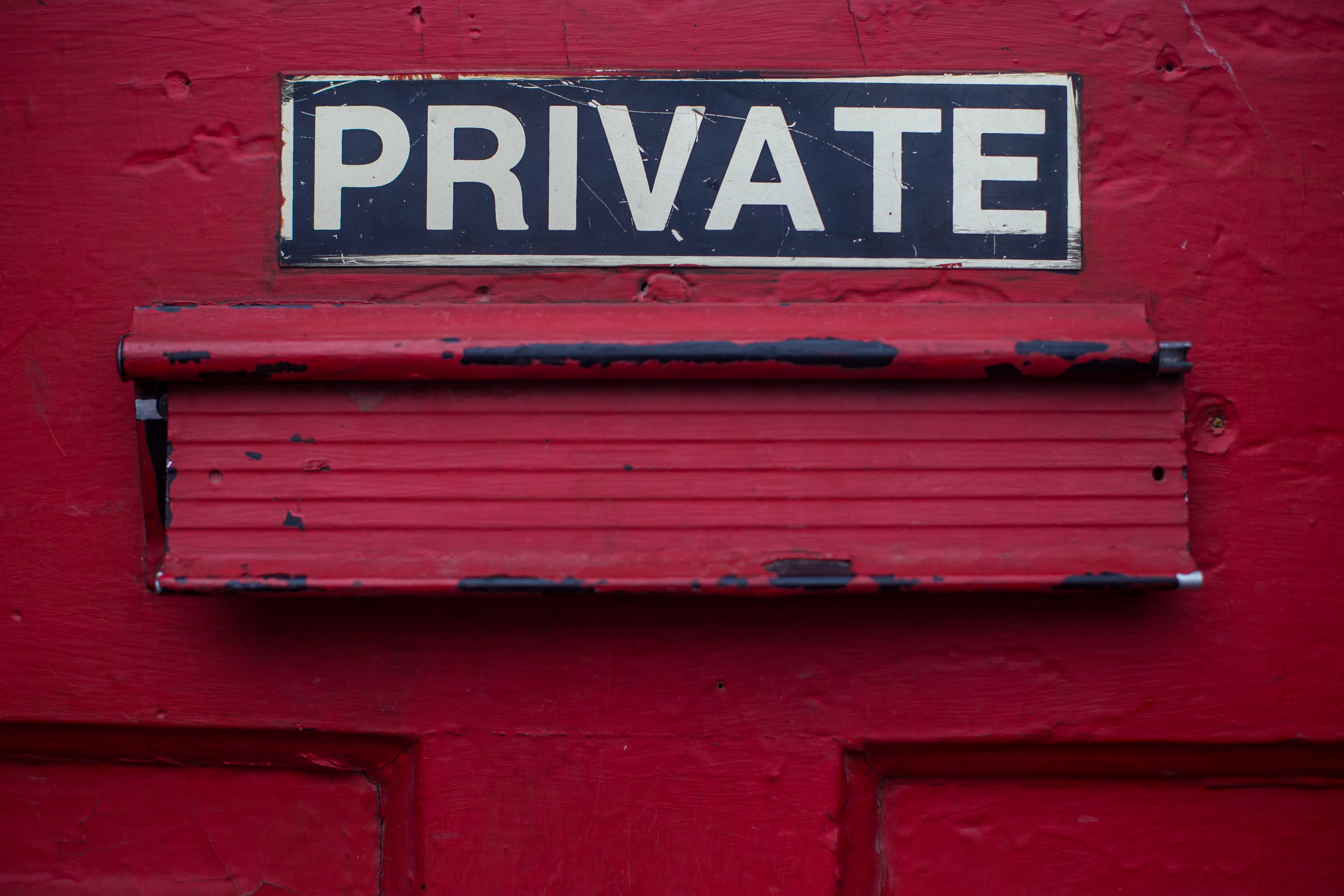 Private mailbox personal data